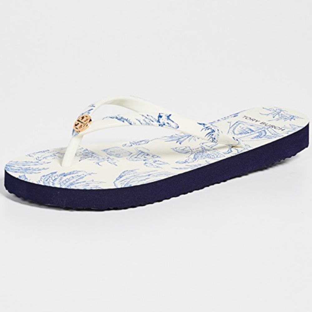 Tory Burch Far and Away Flip Flops - Picture 4 of 8